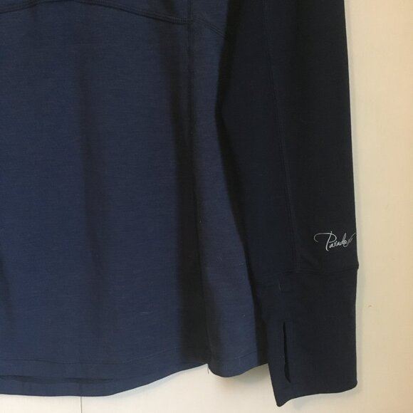 Paradox Merino Wool Blend Navy DRIrelease Freshguard Athletic 1/4 Zip Top - Picture 6 of 16
